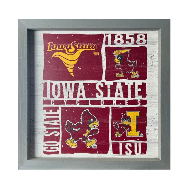 Legacy Vintage Logos Wood Framed Art (12"x12")(was $49.99)